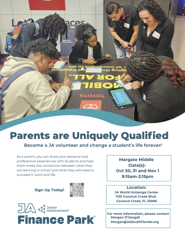  JA Volunteer flyer